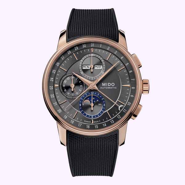 Mido Watches M0276253706100 Baroncelli Chronograph Moonphase