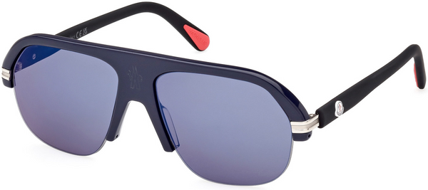 Moncler ML0267 91X 57 Óculos de sol unissex de acetato