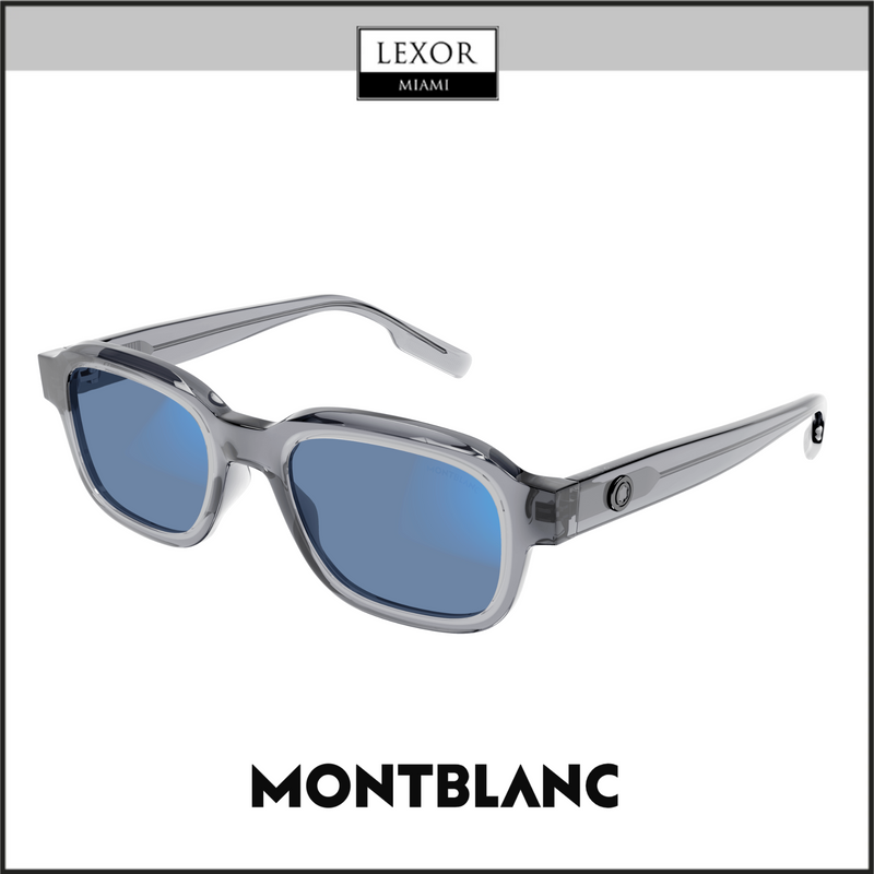 Montblanc MB0201S-005 52 Óculos de Sol HOMEM ACETATO 