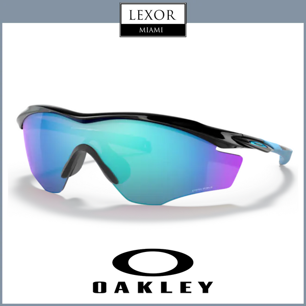 Oakley 0OO9343 934321 45 M2 Frame XL Preto Polido com Prizm Safira Óculos de Sol Unissex 