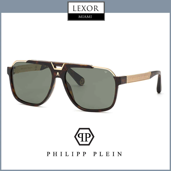 Óculos de sol masculinos PHILIPP PLEIN SPP046V 0722