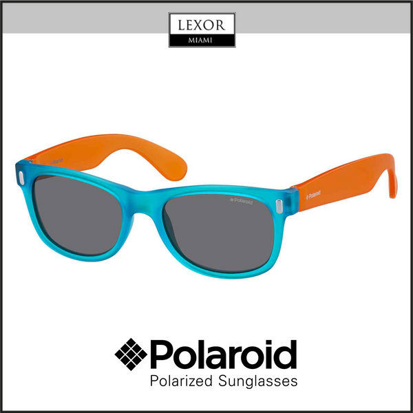 POLAROID P0115 089T Y2 46/16 126 BLUE ORANGE SUNGLASSES