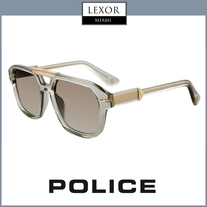 Police SPLL19 55M78G TRANSP Man Sunglasses UPC:190605450154