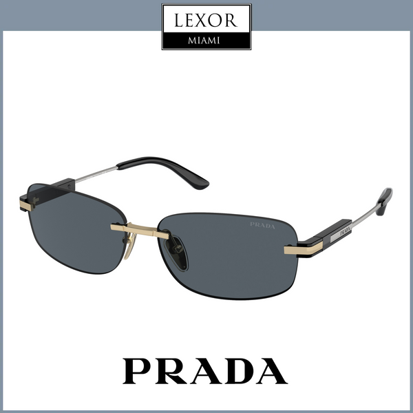 PRADA 0PR 68ZS ZVN09T Gafas de sol para hombre en oro pálido