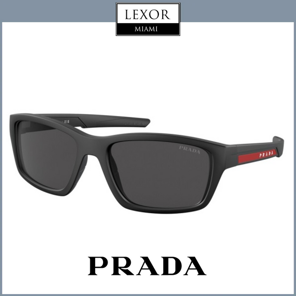 PRADA 0PS O4YS 1BOO6F57 MATTE BLACK w/ OARK GREY Sunglasses