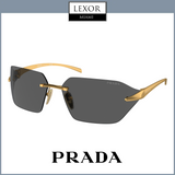 Prada 0PR A56S 15N5S0 - Satin yellow gold  Women Sunglasses Upc:8056597968003