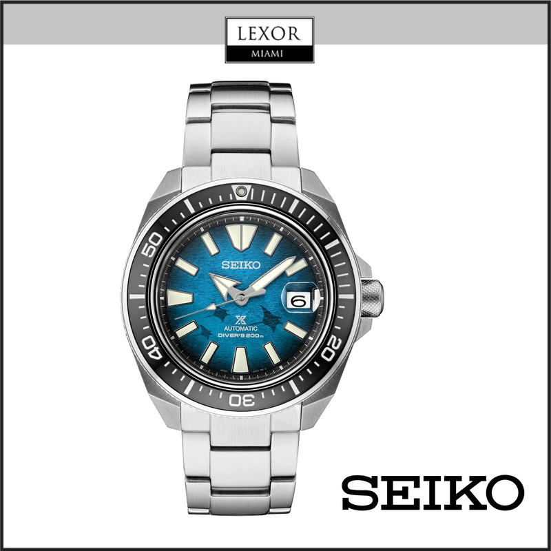 Relojes Seiko SRPE33 Prospex con correa de acero inoxidable plateada para hombre