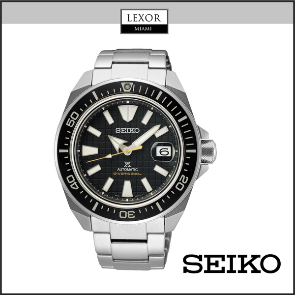 Relojes Seiko SRPE35 Prospex con correa de acero inoxidable plateada para hombre