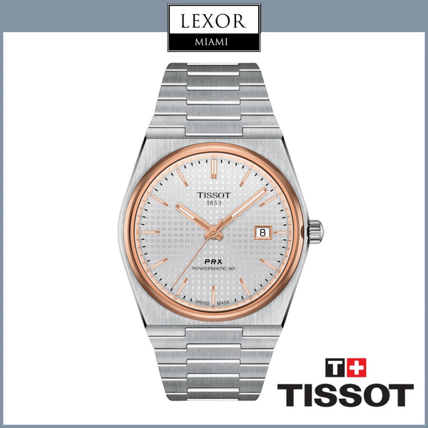 Relógio masculino TISSOT PRX POWERMATIC 80 T1374072103100