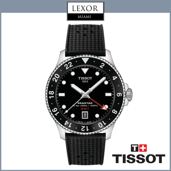 Tissot Seastar 1000 Quartzo GMT T1208521705100 Homens