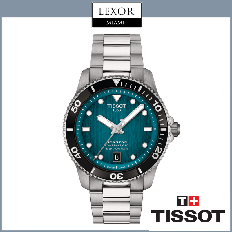 Relógios Tissot T1208071109100 TISSOT SEASTAR 1000 POWERMATIC 80 40MM