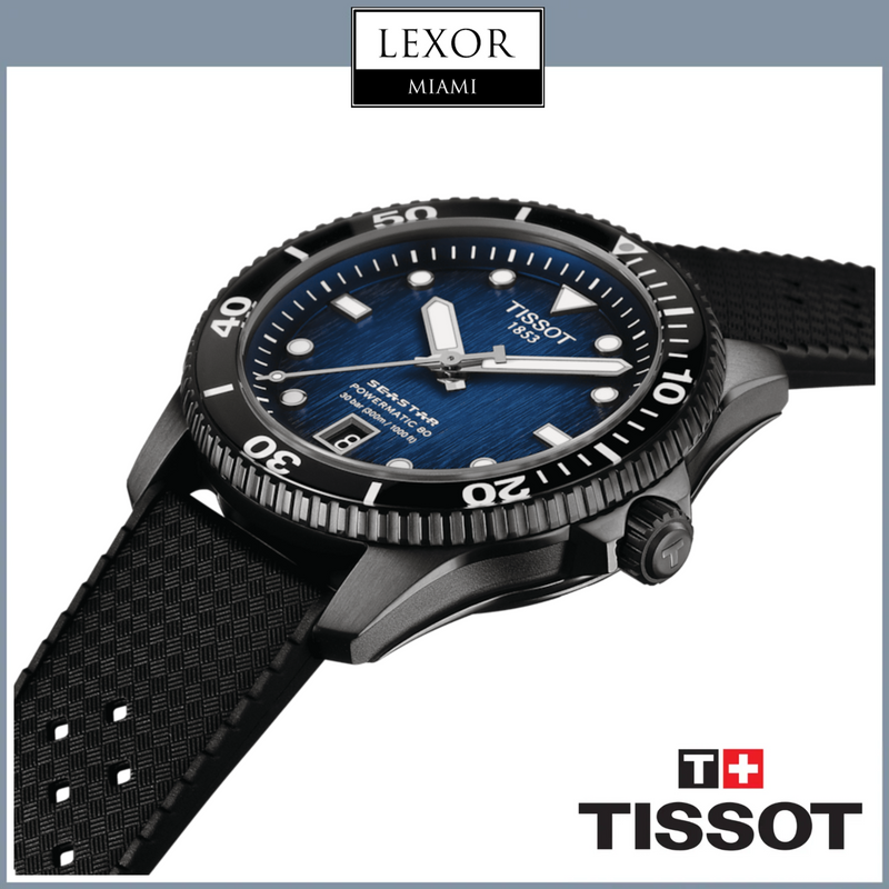 Tissot Watches T1208073704100 TISSOT SEASTAR 1000 POWERMATIC 80 40MM