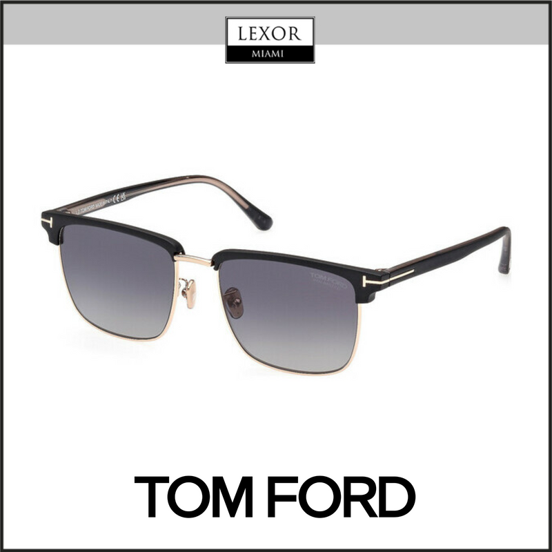 Tom Ford Hudson-02 FT0997-H 55 02D ÓCULOS DE SOL INJETADOS