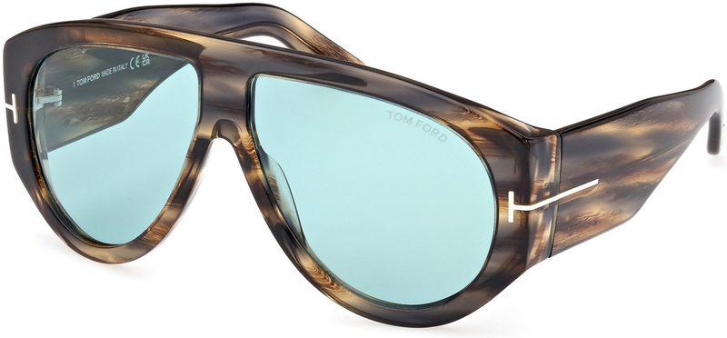 Óculos de sol unissex Tom Ford Bronson FT1044 60 56V