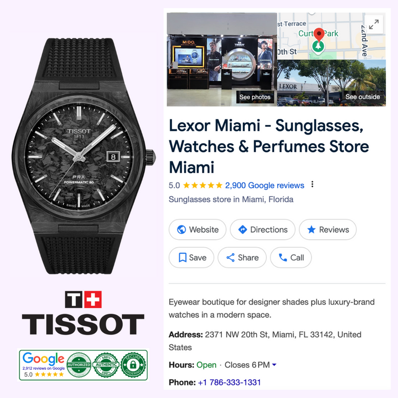 Tissot Watches PRX Powermatic 80 40mm Carbon T1379079720100