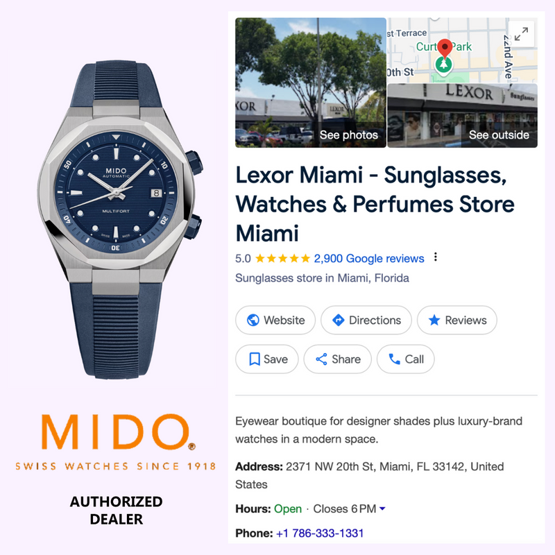 Mido Watches Multifort 8 Two Crowns M0475071704100