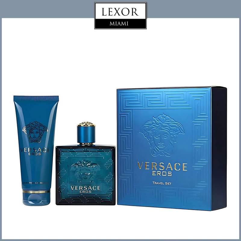 VERSACE EROS 3.4 EDT Men Perfume + 3.4 S/G