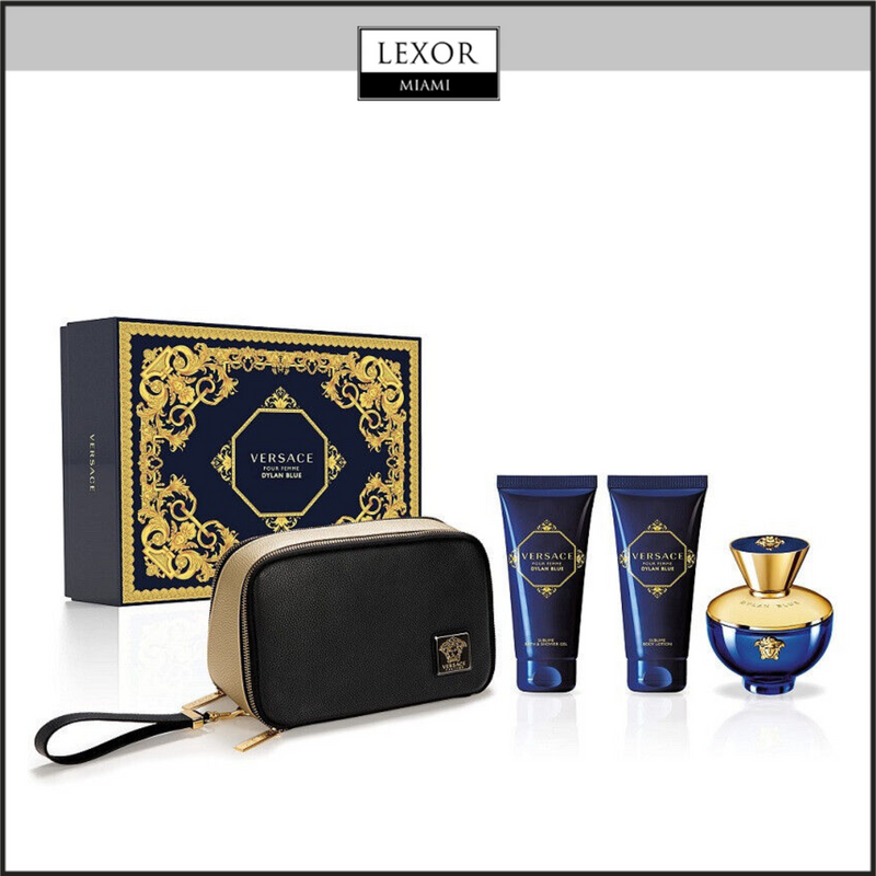 VERSACE DYLAN BLUE 3.4 EDP L+3.4 SG+3.4 BL+BOLSA (CONJUNTO HB)