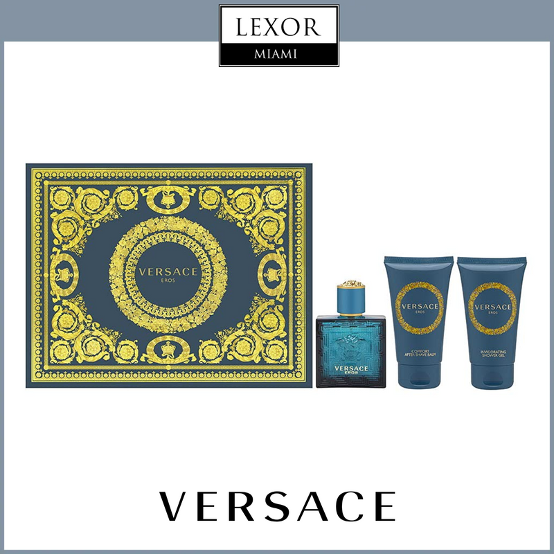 Versace Eros 1.7 EDT 3PC Conjunto Masculino