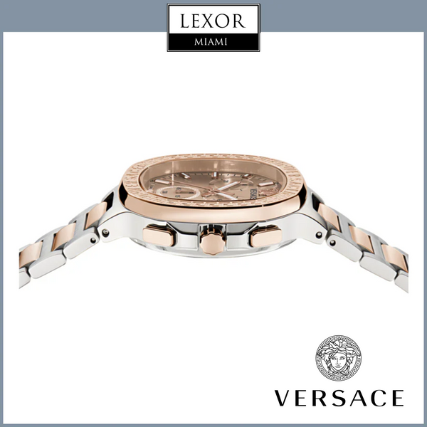 Versace VEVCA0524 V-Chrono Square Bracelet Watch upc 198218260849