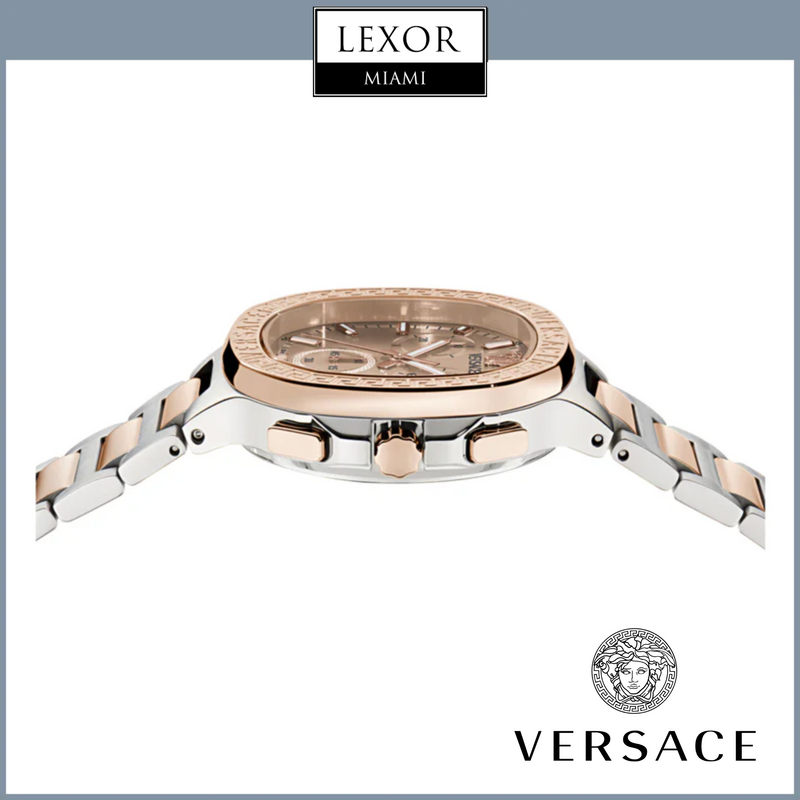 Versace VEVCA0524 V-Chrono Square Bracelet Watch upc 198218260849