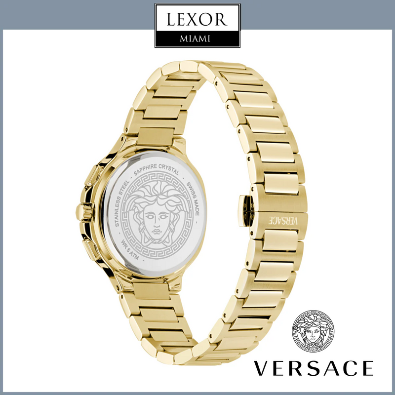 Versace VEVCA0724 V-Chrono Square Bracelet Watch upc 198218260863