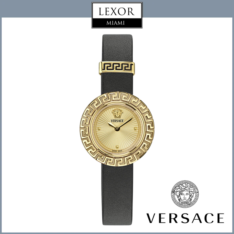 Versace Watches VE8C00224 La Greca Leather Watch upc 196629819885