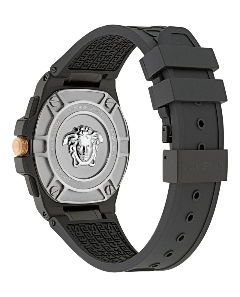 Lexor Watch VE7H00323 Greca Extreme Versace Chrono Man Silicone Miami –