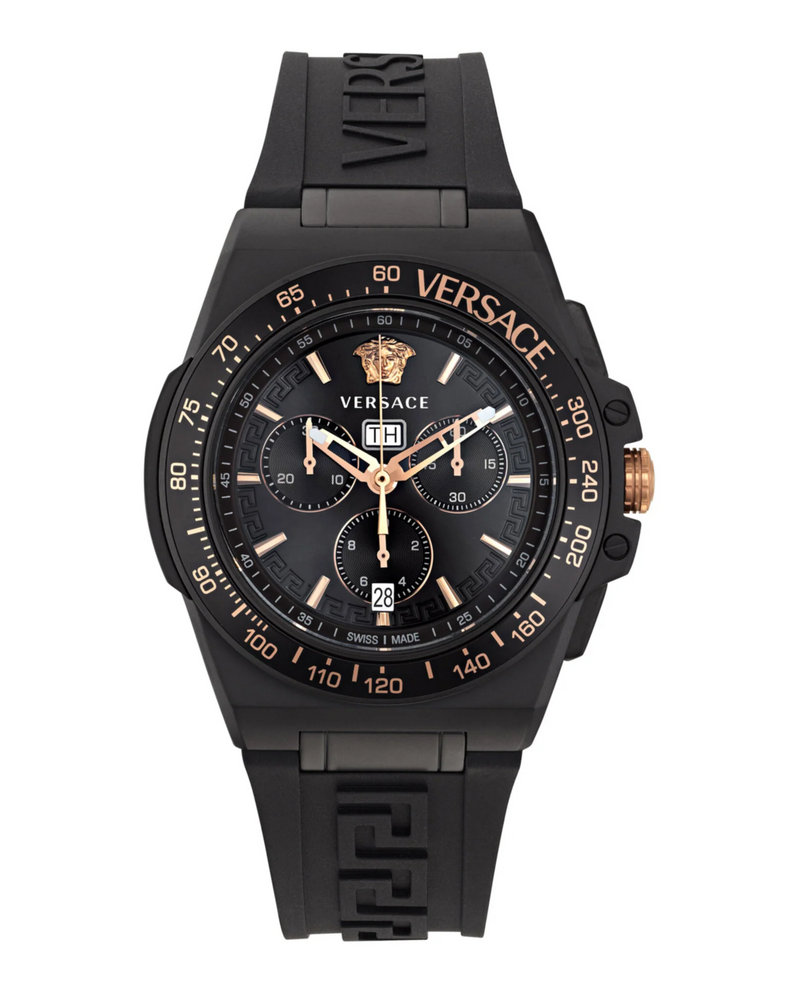 Versace VE7H00323 Greca Extreme Chrono Silicone Relógio Masculino