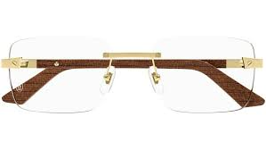 Cartier CT0453O 006 56 Gold Red Transparent Unisex Optical UPC