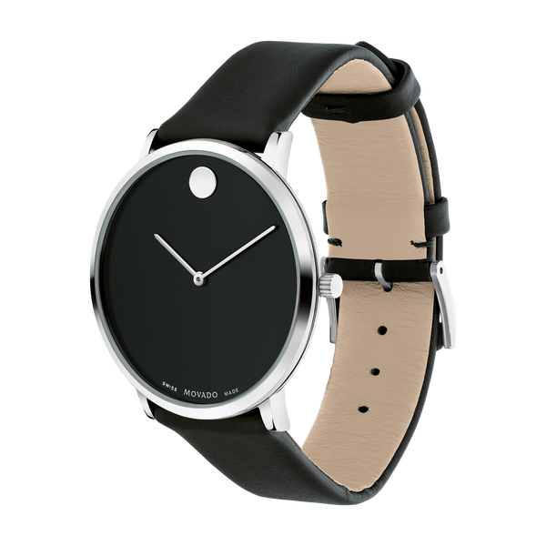 Movado 0607262 Leather Strap Men Watches Lexor Miami - Lexor Miami