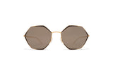 Mykita Alessia Gold Jet Black Unisex Sunglasses - Lexor Miami