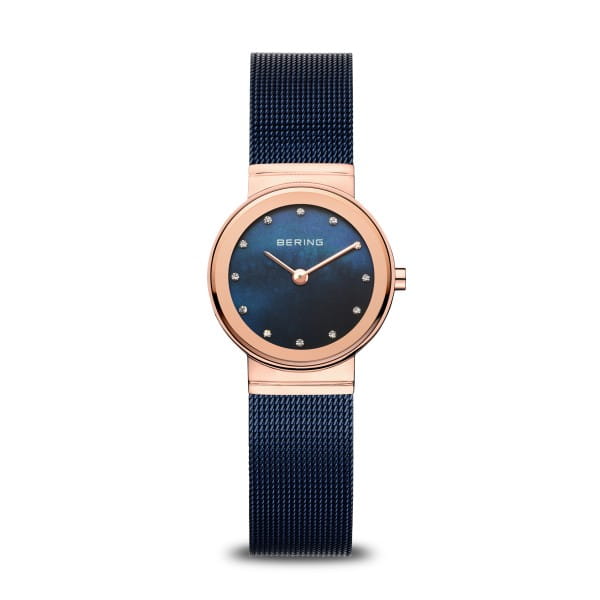 Bering 10126-367 Classic Blue Stainless Steel Mesh Strap Women Watches - Lexor Miami