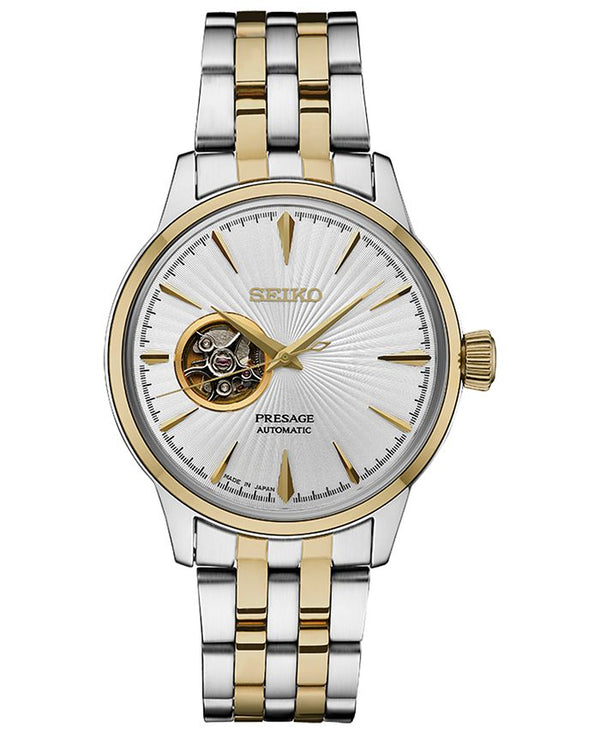 Seiko SSA358 Automatic Presage Two-Tone Stainless Steel Bracelet Watch 40.5mm Men Watches Lexor Miami - Lexor Miami