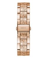 Guess U1280L3 Rose Gold-Tone Crystal Logo Watch, 38mm Women Watches Lexor Miami - Lexor Miami