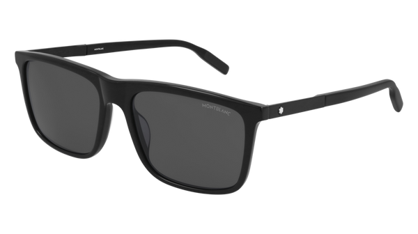 Mont Blanc MB0116S 001 58 Unisex Sunglasses - Lexor Miami