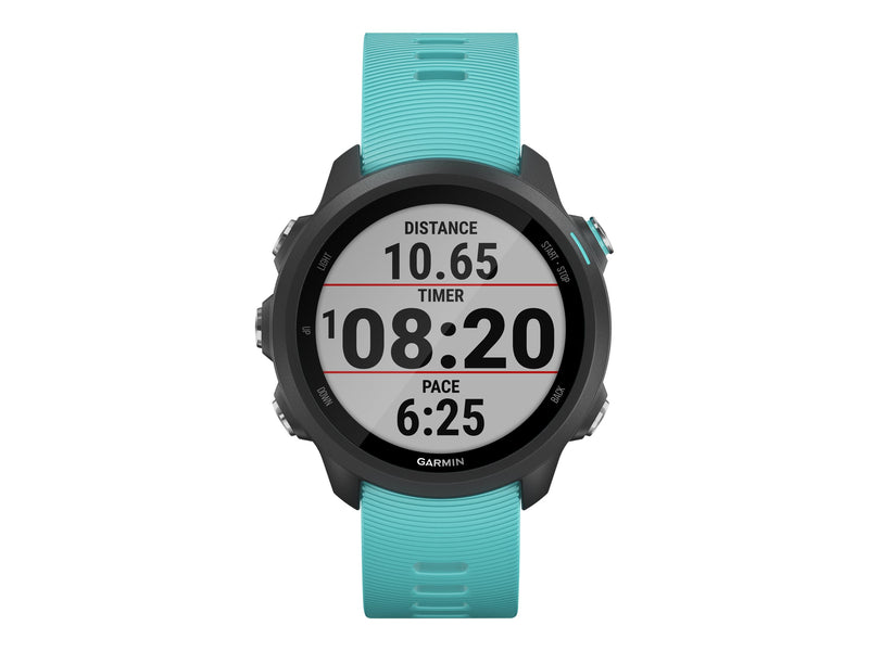 Garmin G1 010-02120-22 Forerunner® 245 GPS Running Smartwatch with Music in Aqua Unisex Watches Lexor Miami - Lexor Miami