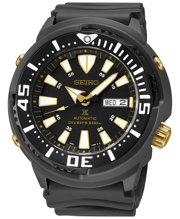 Seiko SRP641 Automatic Prospex Black Strap 47mm Men Watches Lexor Miami - Lexor Miami