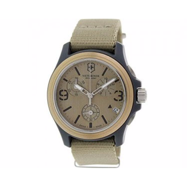 Victirinox 241533 CHR SAND Swiss Army Original Nylon Men Watches Lexor Miami - Lexor Miami