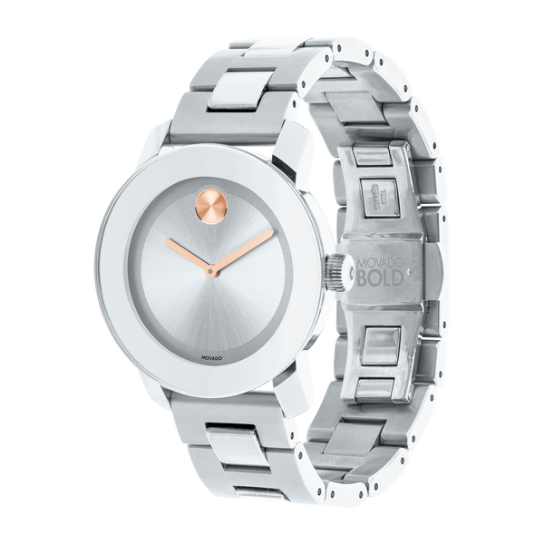 Movado 3600084 Bold Metals Stainless Steel Strap Women Watches - Lexor Miami