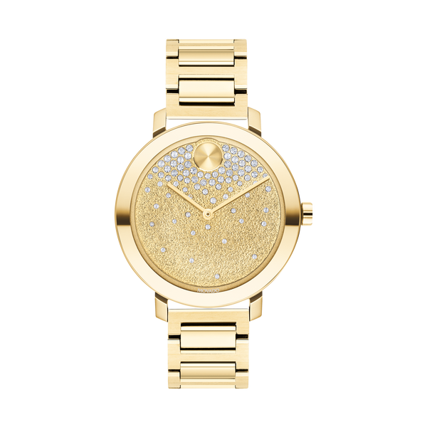 Movado 3600705 Bold Evolution Gold Stainless Steel Strap Women Watches - Lexor Miami