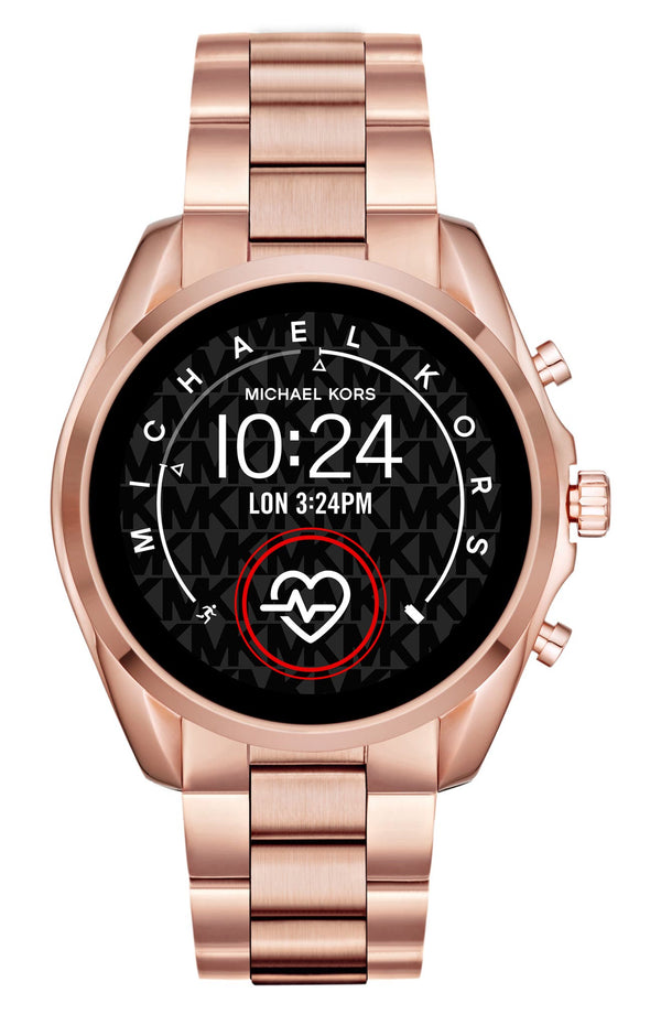 Michael Kors MKT5086 Gen 5 Bradshaw Rose Gold Stainless Steel Strap Unisex Smart Watches - Lexor Miami