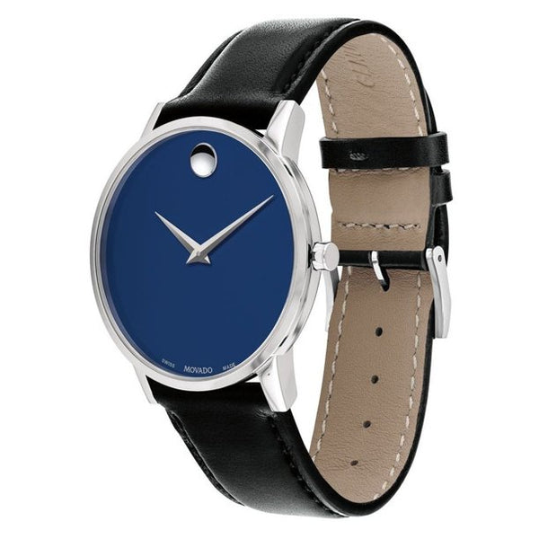 Movado 0607270 Leather Strap Men Watches Lexor Miami - Lexor Miami