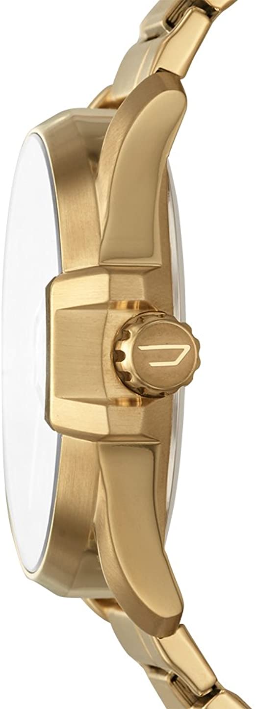 Diesel MS9 Gold-Tone Stainless Steel Bracelet Watch 44mm Men Watches Lexor Miami - Lexor Miami