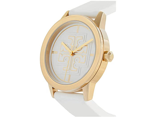 Tory Burch Tbw2019 Gigi White Silicone & Gold Stainless Steel White Women Watches Lexor Miami - Lexor Miami