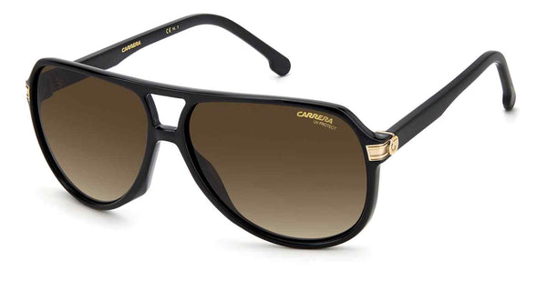 Gafas de sol unisex Carrera CARRERA-1045/S 02M2-HA color negro y dorado