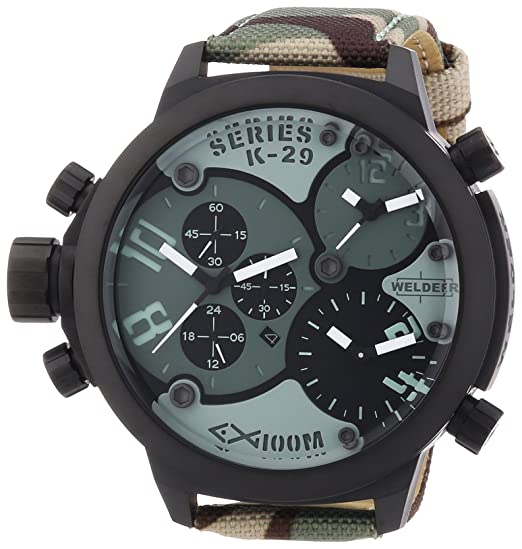 Welder 8004 K29 Oversize Three Time Zone Chronograph Unisex Watches Lexor Miami - Lexor Miami