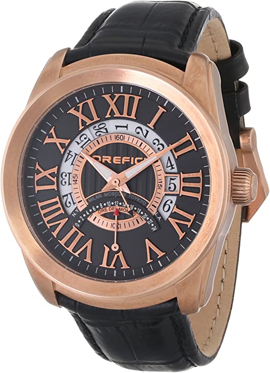 Orefici ORM8W4402 Classico World Time Slim Classy Sleek World Time Unisex Watches Lexor Miami - Lexor Miami