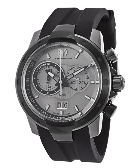 ThechnoMarine 612003 UF6 Analog Display Swiss Quartz Black Men Watches Lexor Miami - Lexor Miami