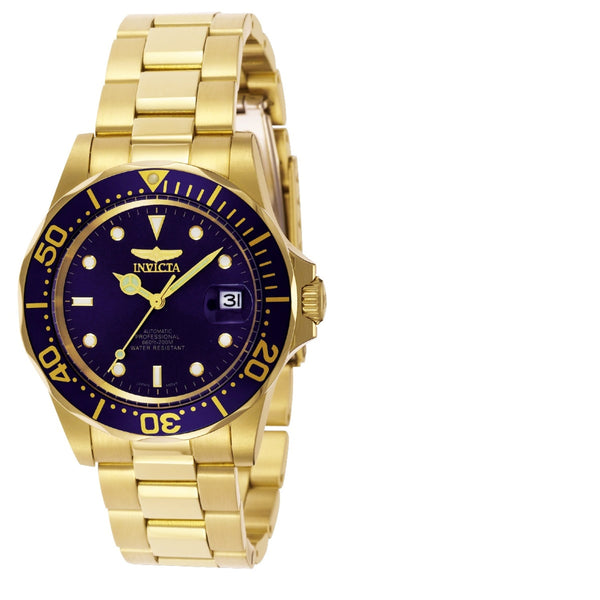 Invicta 8930 Pro Diver Automatic Gold Stainless Steel Strap Men Watches - Lexor Miami